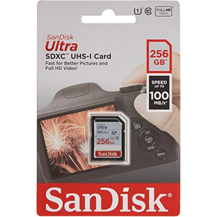 SanDisk Ultra 256 GB SDHC-Speicherkarte mit bis zu 100 MB - s, Klasse 10 UHS-I – Bild 5