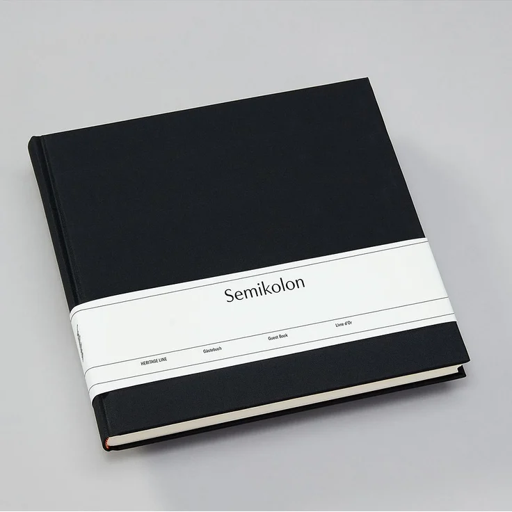 Semikolon, Fotoalbum, Gästebuch – Bild 1