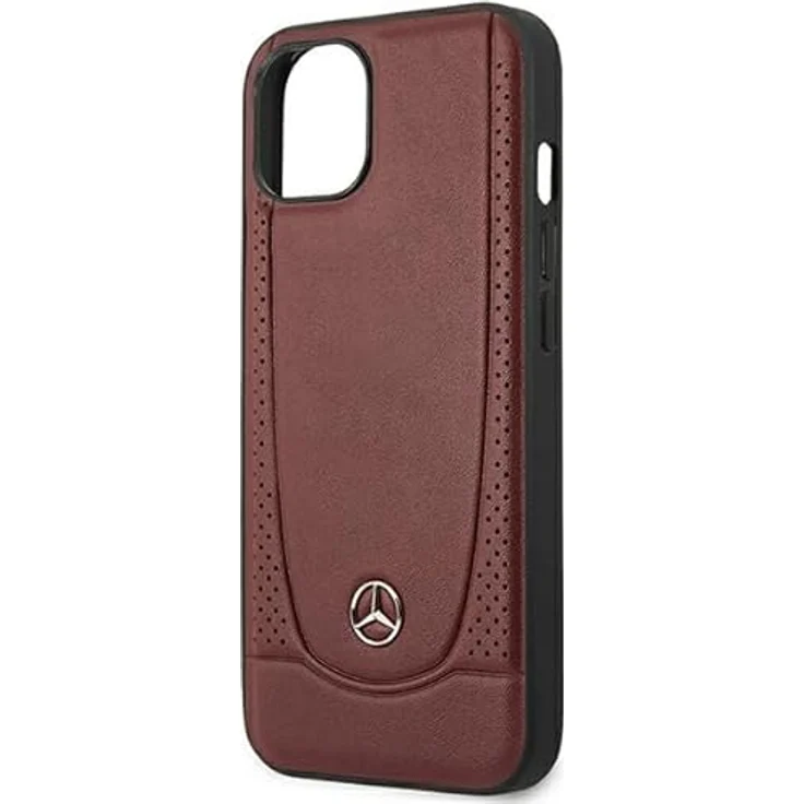 Mercedes MEHCP15SARMRE, Smartphone Hülle aus Eco-Leder für iPhone 15, 6.1", urbanes Design, rot – Bild 6