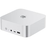 Beelink SER8 Mini PC, AMD Ryzen 7 8845HS(8C/16T bis zu 5.1GHz), 32GB DDR5 RAM 1TB M.2 PCIe4.0 SSD Mini Gaming PC, 4K Triple Display HDMI2.1/DP1.4/USB4, 2.5G RJ45/WiFi 6/BT5.2, schwarz