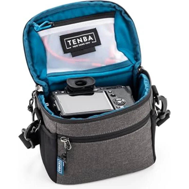 Tenba Skyline V2 Schultertasche 7 - Grau, leichte Kameratasche mit Platz für Kamera und Objektive, 30,48 x 31,75 x 25,4 cm – Bild 5