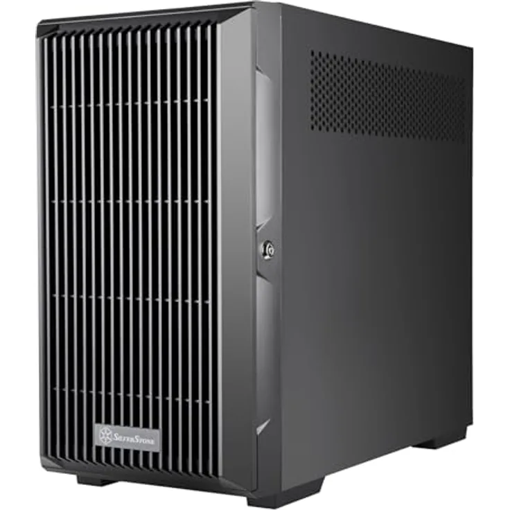 SilverStone Technology CS382, Hot-Swapping-fähiges SAS-12G-/SATA-6G- Micro-ATX-NAS-Gehäuse mit acht Schächten und hoher Leistung, SST-CS382