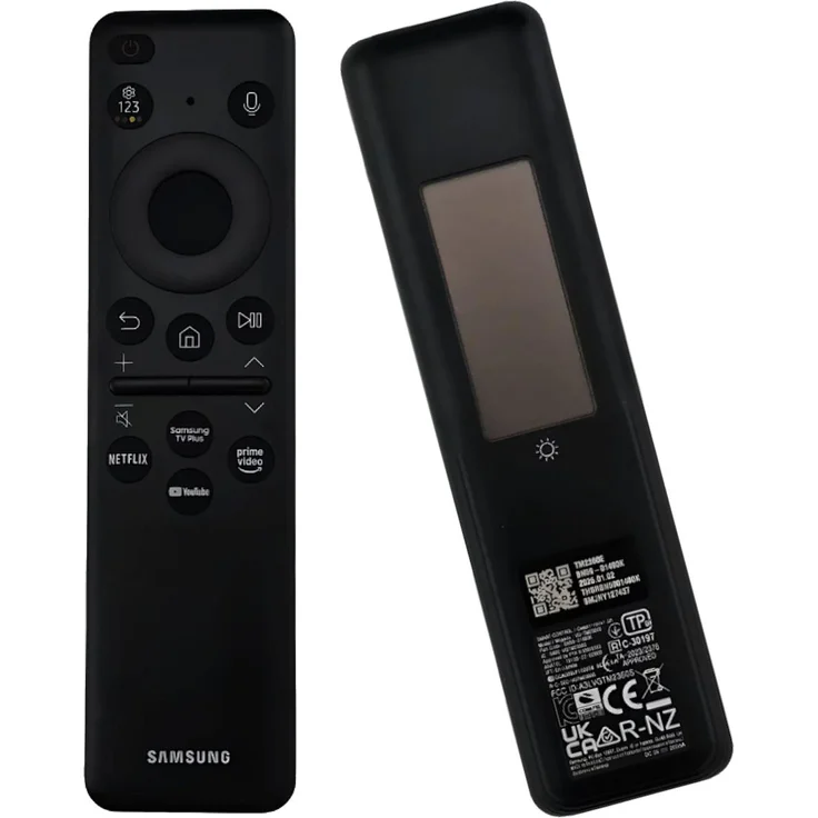 Samsung Fernbedienung BN59-01480K / BN59-01500M, originale Solar- und USB-C Fernbedienung für Infrarotgeräte