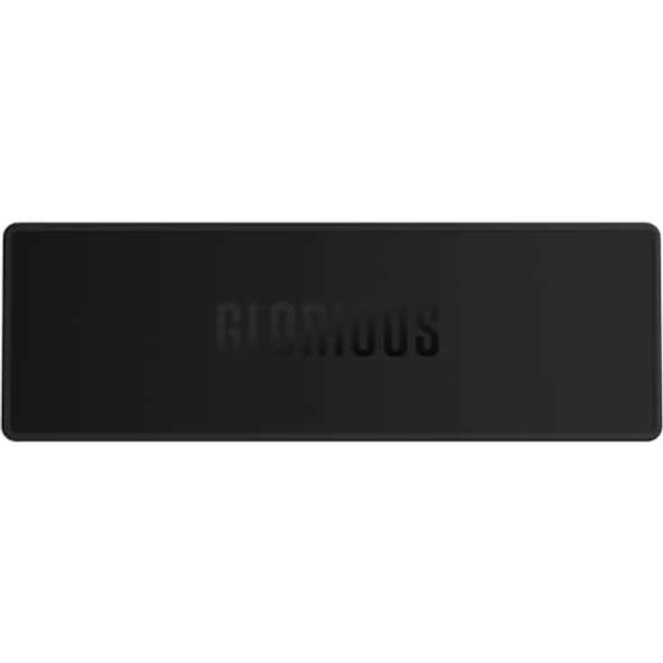 Glorious Keyboard Mat, Genäht – 100 %, Schwarz - Schalldämpfende Unterlage für Tastaturen, rutschfeste Unterseite, speziell für die Glorious GMMK 3 entwickelt. – Bild 2