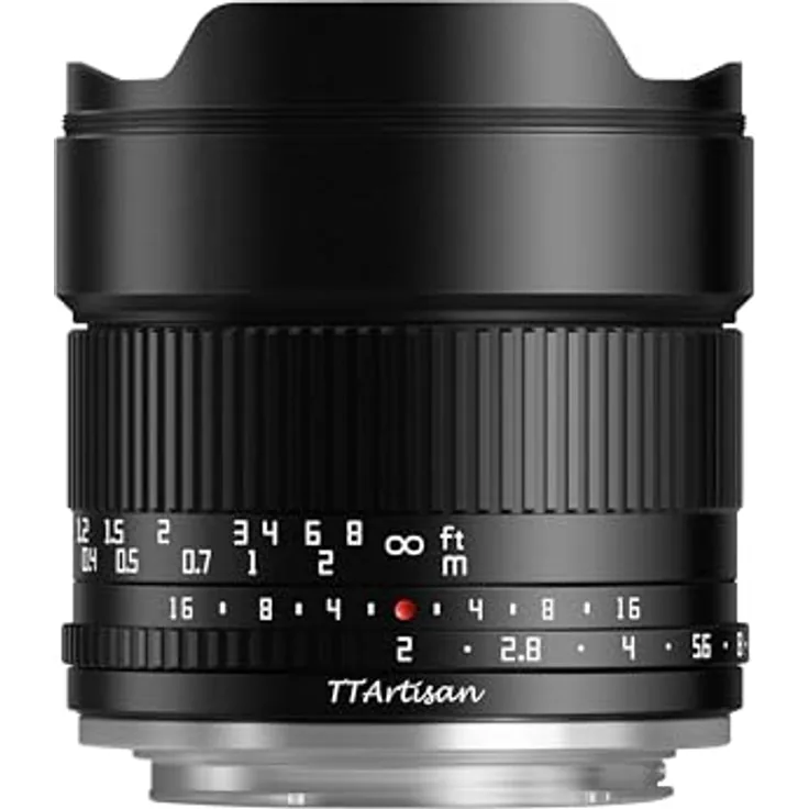 TTARTISAN 10mm F2 Ultraweitwinkel-Objektiv für Nikon Z-Mount-Kameras, Schwarzes Metallgehäuse