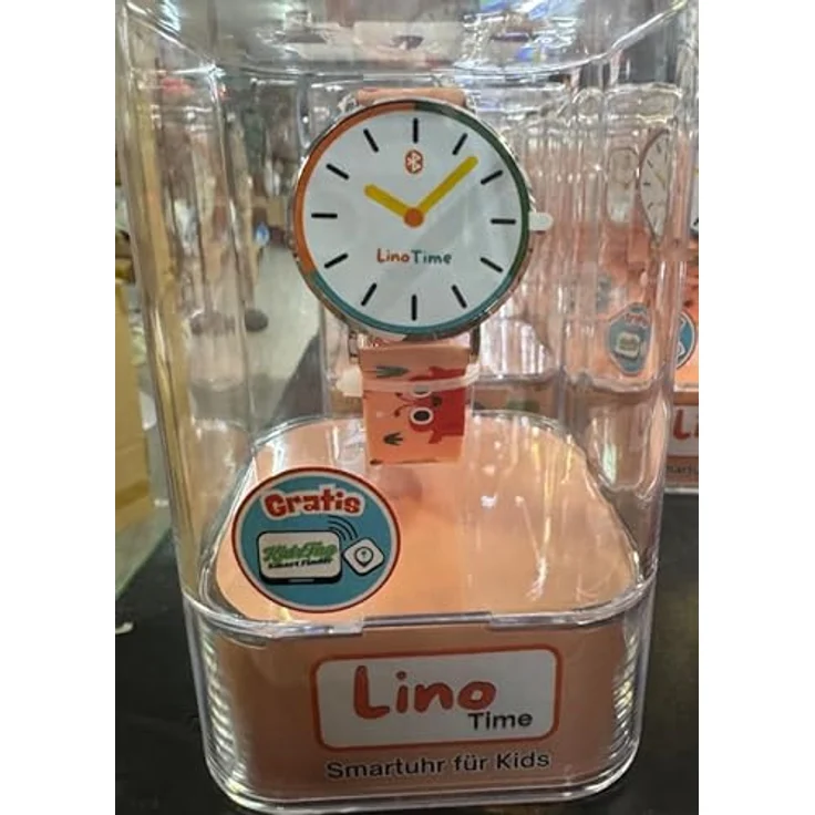 XCOAST LINO TIME Kinder Smartwatch, Pink, mit SOS-Funktion, GPS, Lernspielen und Fitness-Tracking – Bild 2