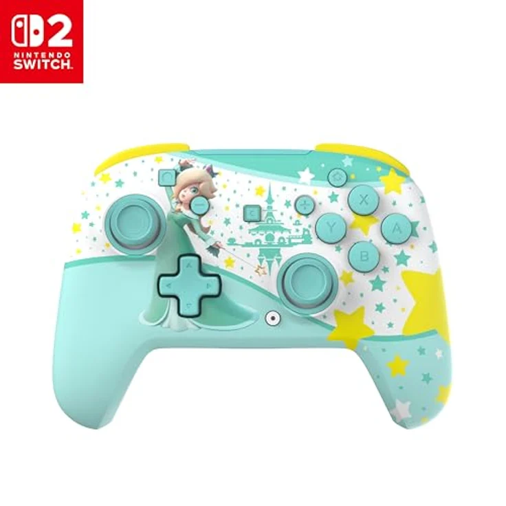 Turtle Beach Rematch Wireless Controller: Rosalina – Kabelloser Gamepad mit 4 RGB-Beleuchtungsmodi, bis zu 40 Stunden Akkulaufzeit und Bewegungssteuerung für Nintendo Switch 2 – Bild 1