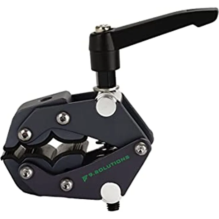 9.Solutions Savior Miniklemme 9.XS1006, Aluminium Clamp Vise für Kamera-Zubehör, 0.3 lbs, 30 kg max Load, 66 lbs tensile strength