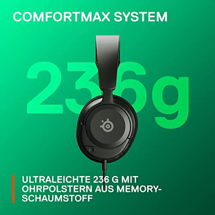 SteelSeries Arctis Nova 1X - Multi-System Gaming-Headset - Hi-Fi-Treiber - 360° Surround-Sound - Memory Foam-Ohrpolster  – Bild 5