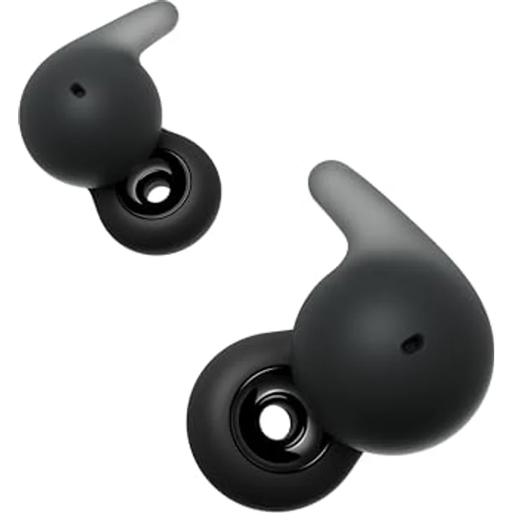 Sony LinkBuds Open – Kabellose Earbuds mit offenem Design, Transparenter Klang, IPX4, 22h Akku – Schwarz – Bild 1