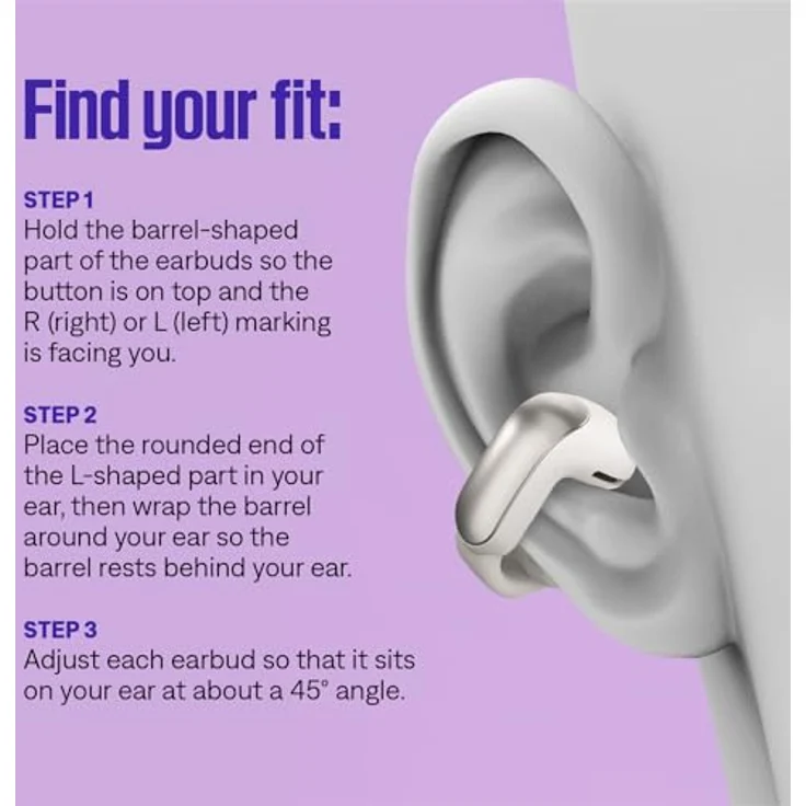 Bose Ultra Open Earbuds mit 2 Modi: Immersive Sound, Stereo Kopfhörer (Stummschaltung, Bluetooth, Simple Sync, Google Fast Pair, Umgebung wahrnehmen) – Bild 6