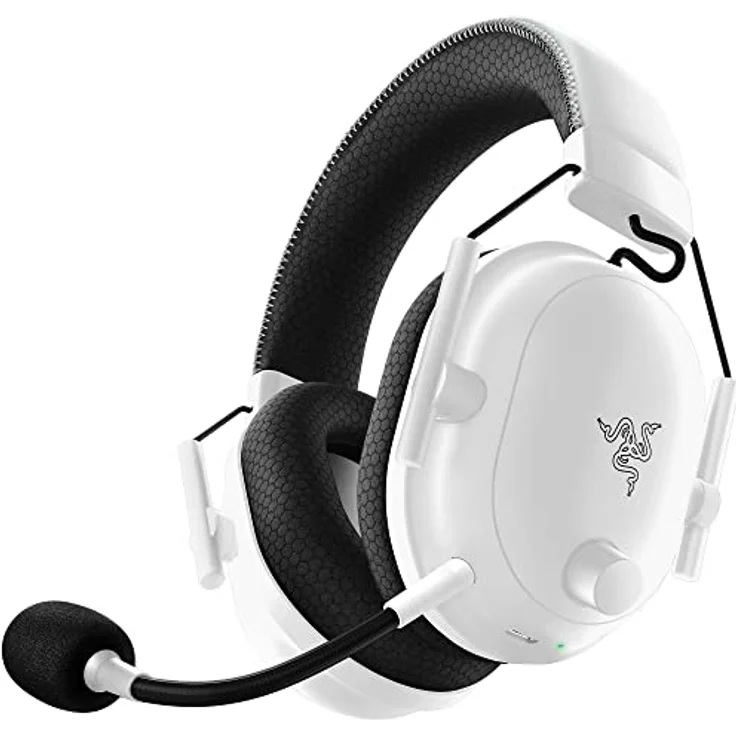 Razer BlackShark V2 Pro (2023) - Kabelloses Premium-Esports-Headset (HyperClear Super-Breitband-Mikrofon, TriForce Titanium 50mm Treiber, HyperSpeed Wireless-Technologie, bis zu 70 Std. Akku) Weiß – Bild 1