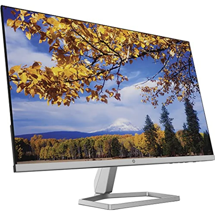 HP M27f Monitor - 27 Zoll Full HD IPS Display, 75Hz, 5ms Reaktionszeit, VGA, 2xHDMI, silber/schwarz – Bild 3