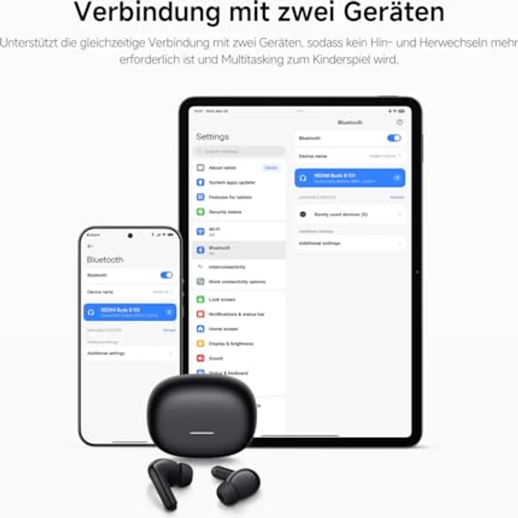 Xiaomi Redmi Buds 8, In-Ear Kopfhörer mit klarer Klangqualität, schwarz – Bild 9