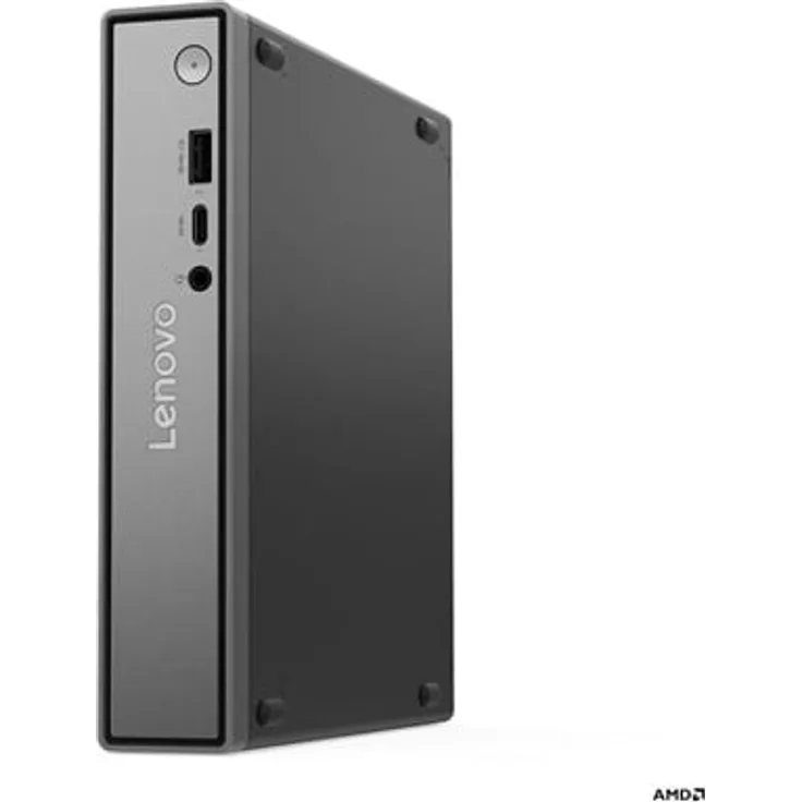 Lenovo ThinkCentre neo 55q Gen 6, Tiny PC mit Ryzen AI 5 330, 2 GHz, 16 GB RAM, 256 GB SSD, Schwarz, Deutsch