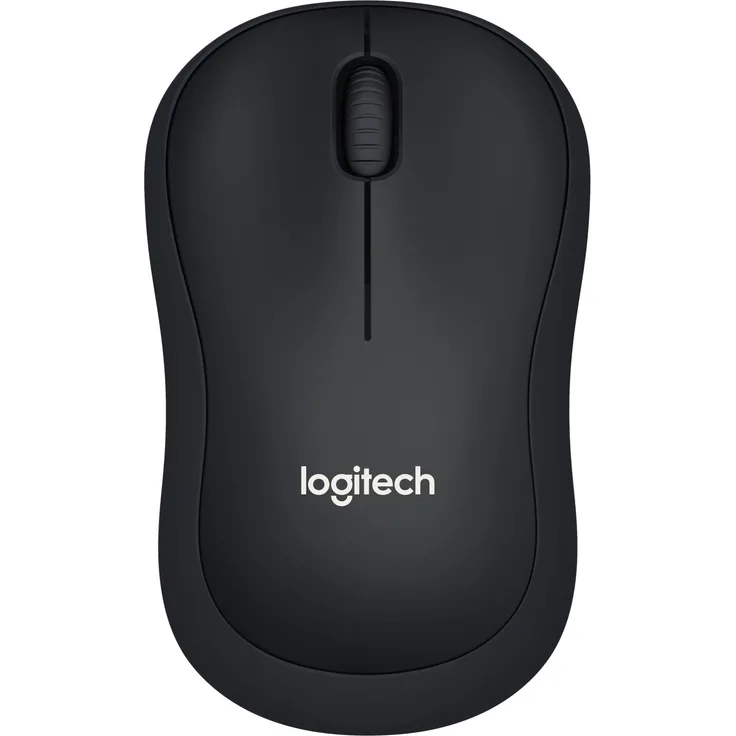 Logitech M220 Silent Kabellose Maus, 2,4 GHz mit Nano-USB-Empfänger, 1000 DPI Optical Tracking, 18 Monate Batterielaufzeit, für Links- und Rechtshänder, kompatibel mit PC, Mac, Laptop, Schwarz (910-004878)