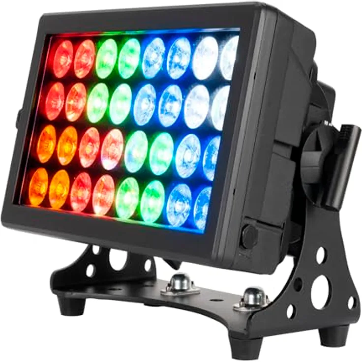 ADJ 32 HEX Panel IP - 32x12Watt RGBWA, UV in 8 Zonen