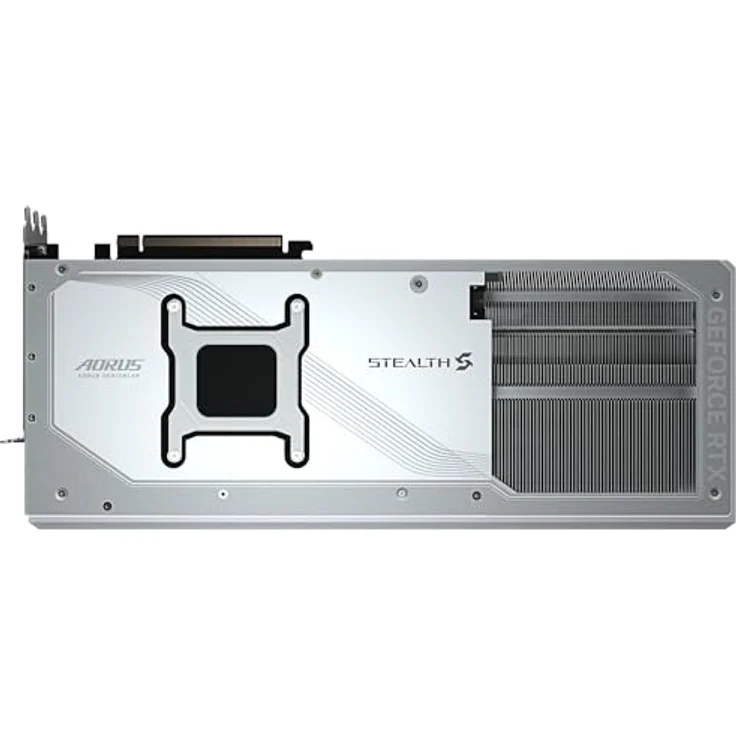 Gigabyte AORUS GeForce RTX 5090 Stealth Ice 32G Grafikkarte - 32GB GDDR7, 512bit, PCI-E 5.0, 2655MHz, weiß, DLSS 4, WINDFORCE-Kühlsystem, RGB Halo-Beleuchtung – Bild 3