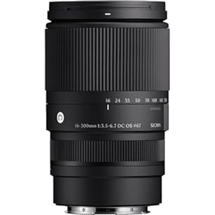 SIGMA 16-300mm f/3.5-6.7 DC OS Contemporary, Objektiv kompatibel mit Sony E, vielseitiger Zoombereich