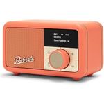 Roberts Radio Revival Petite 2 Dab+/FM/Bluetooth Radiowecker, tragbar in niedlichem Retro-Design, mit integriertem Akku und USB-C Aufladung