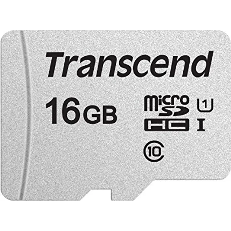 Transcend Highspeed 16GB  micro SDXC-SDHC Speicherkarte (für Smartphones, etc. und Digitalkameras) - Class 10, UHS-I – TS16GUSD300S-AE (mit Adapter) – Bild 2