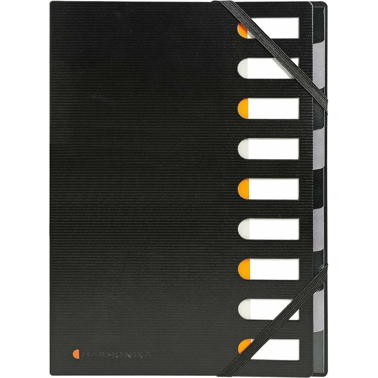 EXACOMPTA Ordnungsmappe Exactive 9 Fächer schwarz, Bürotechnik