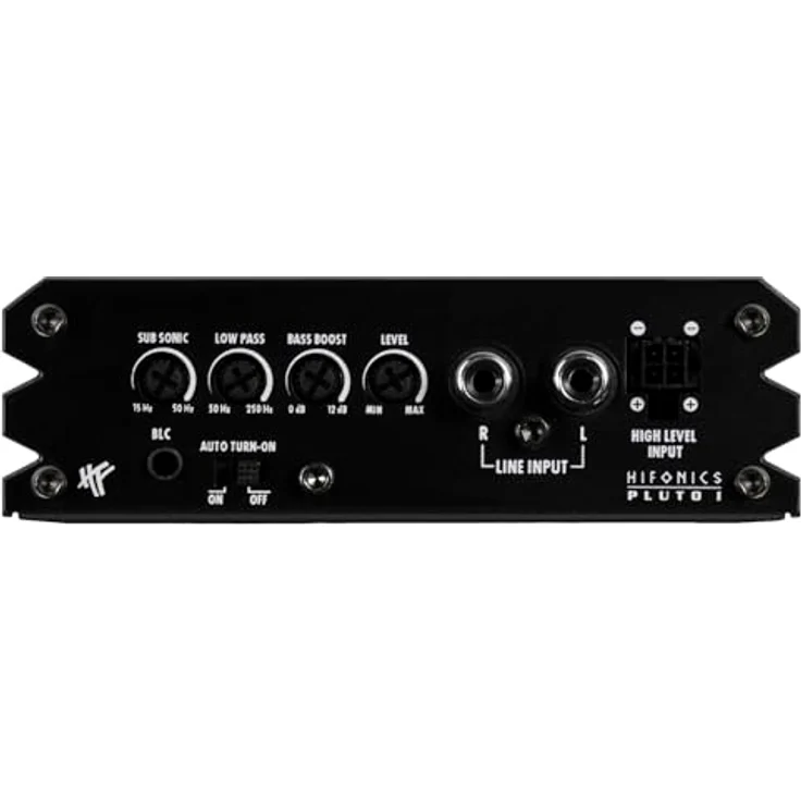 Hifonics PLUTO I Digital Monoblock Verstärker, 225/375 W RMS, kompakt mit Bass-Boost und Remote-Level-Controller – Bild 4