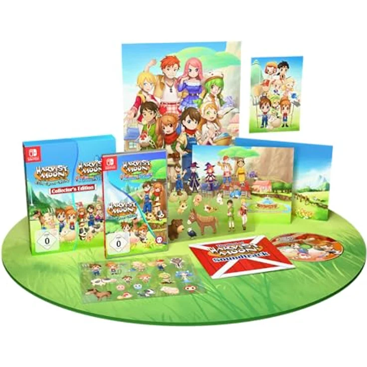 Numskull Games Limited Harvest Moon Collector Edition The Lost Valley & Skytree Village, Nintendo Switch - limitierte Sammleredition mit exklusiven Stickern, Poster und Soundtrack, 3D-Farmspiel mit kreativen Möglichkeiten und charismatischen Charakteren – Bild 2