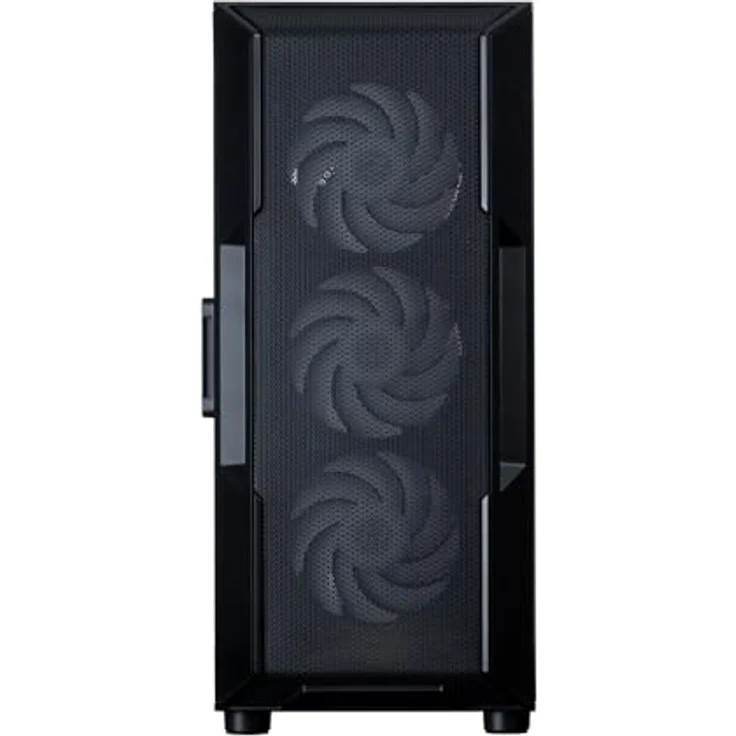 Zalman I3 NEO V2 BLACK, Midi Tower PC mit gehärtetem Glas, ATX/Mini-ITX, Schwarz, 3x 120 mm Lüfter – Bild 4