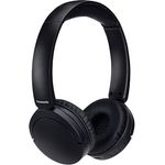 Panasonic RB-HF630BE-K Kabelloser Street-Kopfhörer, On-Ear, Bluetooth 5.3, bis zu 72 Stunden Wiedergabe, USB-C, Schwarz