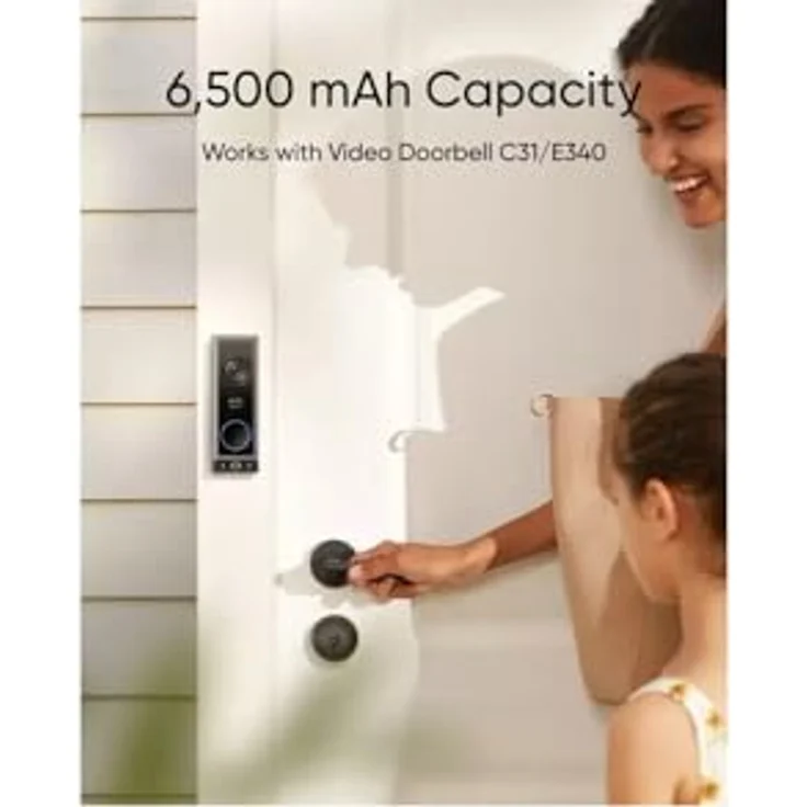 eufy Video Doorbell C31, 2K FHD Türklingel mit SD-Karte und wiederaufladbarem Akku – Bild 7