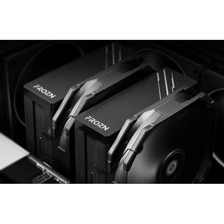 ID-Cooling FROZN A720 BLACK, CPU Luftkühler mit max. 33 dBA, kompatibel mit LGA 2011/1200/1150/2066, schwarzes Design – Bild 7
