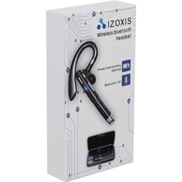 IZOXIS Bluetooth-Kopfhörer, kabellos mit Bluetooth 5.3, 180 Stunden Standby, Powerbank-Hülle, leicht und komfortabel – Bild 9