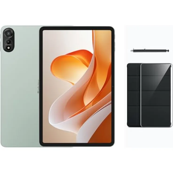 Blackview MEGA 2 WiFi, 12″ 2K Tablet mit 90Hz Display, Android 15, 36GB RAM, 256GB Speicher (erweiterbar auf 2TB), 9000 mAh Akku, 16MP + 8MP Kamera, Moosgrün