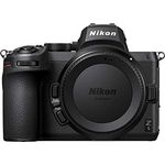 Nikon Z 5 Spiegellose Vollformat-Kamera (24,3 MP, Hybrid-AF mit 273 Messfeldern und Fokus-Assistent, eingebauter 5-Achsen-Bildstabilisator, 4K UHD Video, doppeltes Speicherkartenfach)