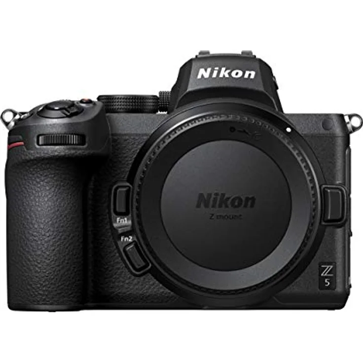 Nikon Z 5 Spiegellose Vollformat-Kamera (24,3 MP, Hybrid-AF mit 273 Messfeldern und Fokus-Assistent, eingebauter 5-Achsen-Bildstabilisator, 4K UHD Video, doppeltes Speicherkartenfach)