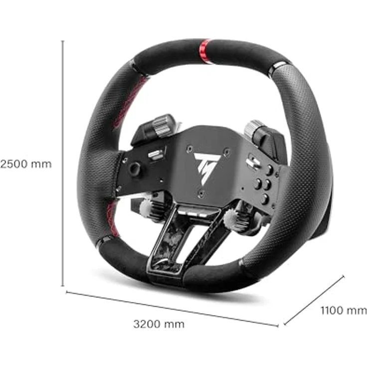 Thrustmaster Hypercar Wheel AddOn, Gaming-Lenkrad in Racing-Look aus Carbon und Leder, integrierte Schaltanzeige – Bild 4