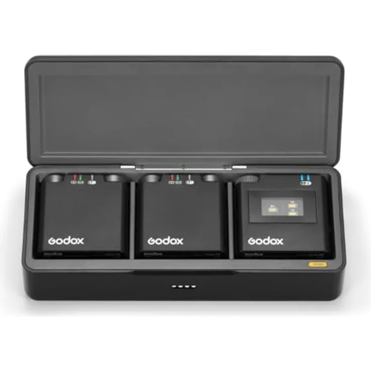 Godox VIRSO M2 2,4 GHz Kabelloses Mikrofonsystem, USB-Anschluss, für Smartphones