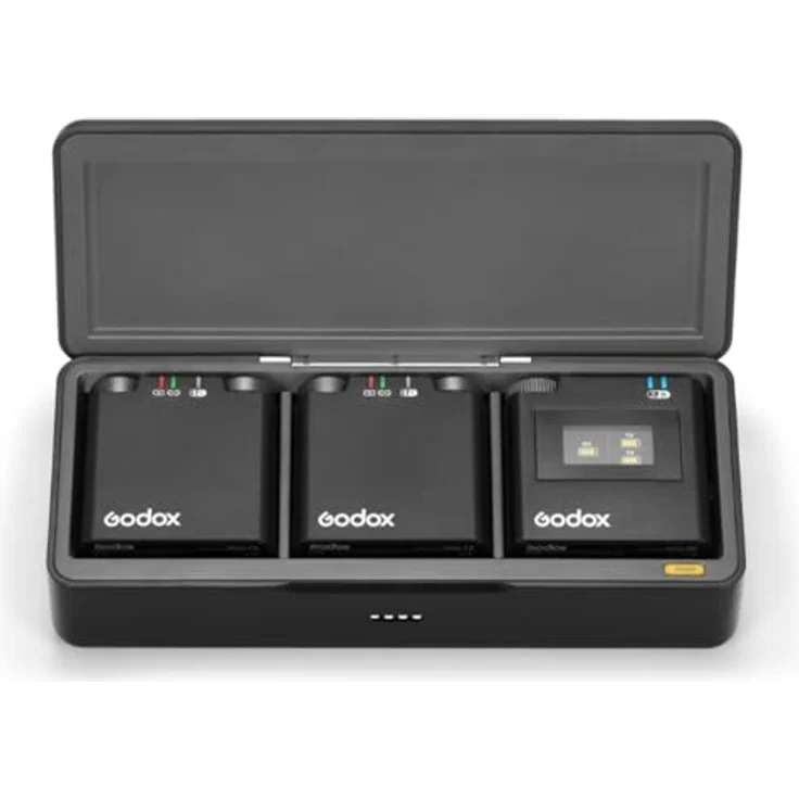 Godox VIRSO M2 2,4 GHz Kabelloses Mikrofonsystem, USB-Anschluss, für Smartphones – Bild 1