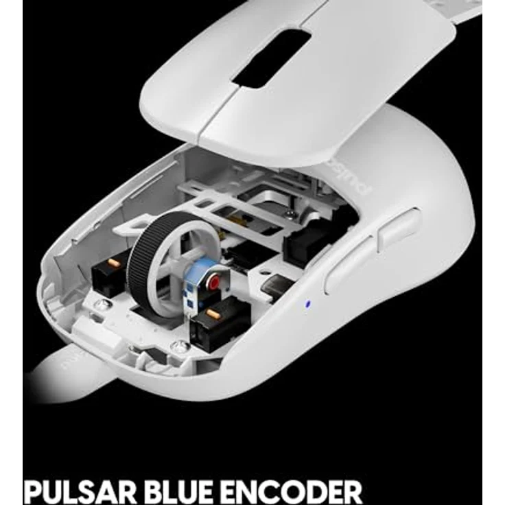 Pulsar Gaming Gears X2H Wired, Gaming Maus mit PAW3395-Sensor, ergonomischem Design und pulsar Blue Encoder, Weiss – Bild 4