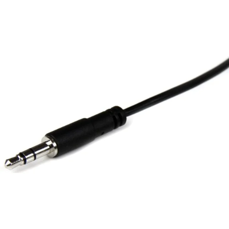 StarTech.com 2m 3,5mm Stereo Klinkenverlängerung / Audio-Verlängerungskabel - St/Bu - 3,5mm Klinkenkabel Verlängerung - Schwarz – Bild 2