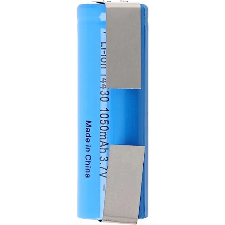 AccuCell Li-ion Akku 14430, 1050mAh 3,6V - 3,7V Lithium-Ionen-Zelle mit U-Form Lötfahnen ohne Schutzelektronik – Bild 5