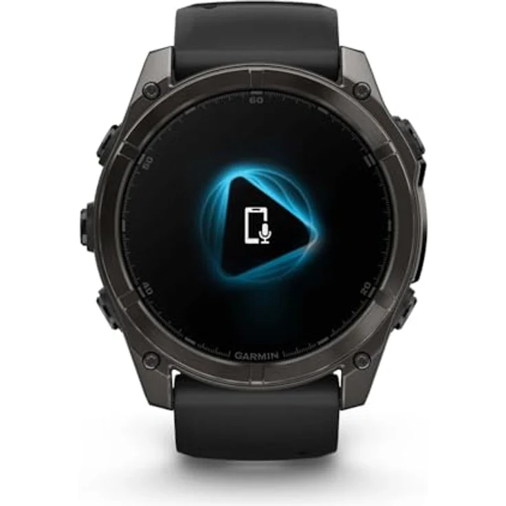Garmin fēnix® 8 AMOLED 51mm Smartwatch, Multisport-GPS mit AMOLED-Display, wasserdicht bis 10 ATM, Musikstreaming und Garmin Pay – Bild 4