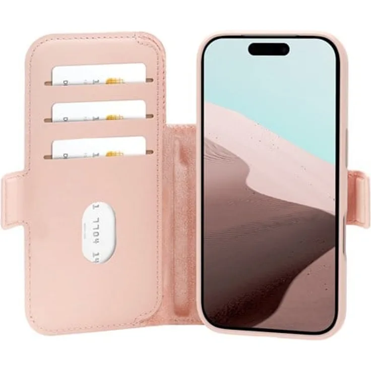 dbramante1928 Copenhagen Flip-Hülle für Apple iPhone 17 Pro und 18 Pro, ICON, rosa sandfarben