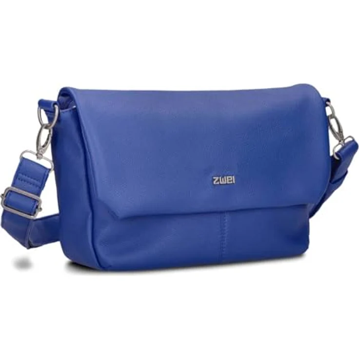 Zwei Mademoiselle.M Messenger, 33 cm Laptopfach, grau, 100% Polyurethan – Bild 2