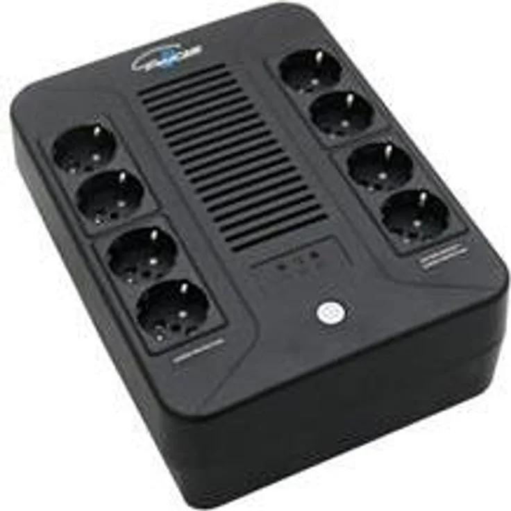 EUROCASE EA280P, 800VA Line-Interactive USV mit RJ11 & USB-Anschlüssen, kompakt und leicht