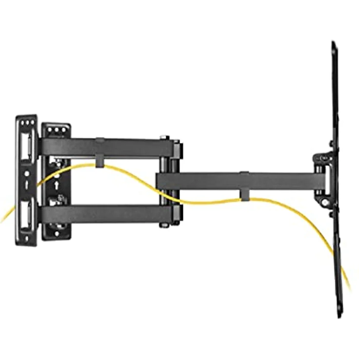 Equip 650328 Neig-/schwenkbare Eck-TV-Wandmontagehalterung/23 bis 55 Zoll/Wandhalterung/6Gelenke neigbar/schwarz – Bild 3