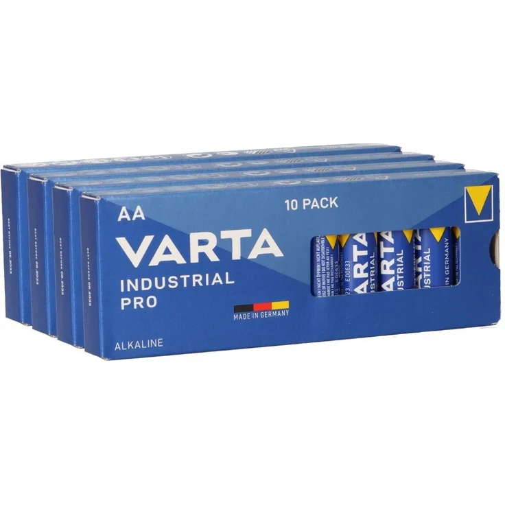 VARTA 40x Varta AA Migon Alkaline LR06 1,5V 4x 10er Pack Batterie - Zuverlässige Energie für professionelle Anwendungen