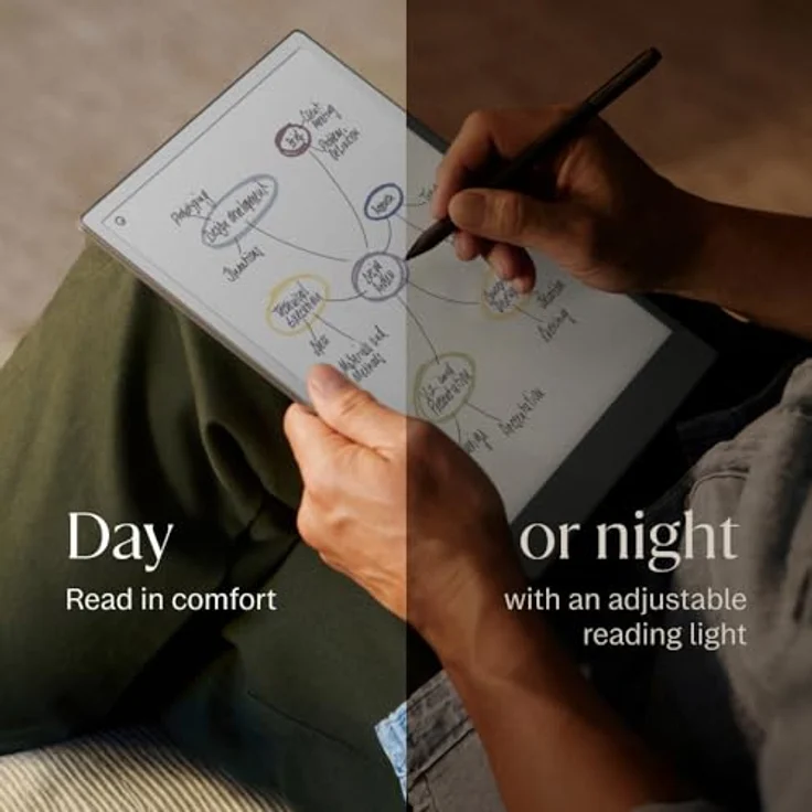 Remarkable reMarkable Papier Pro Bundle – Folio Case aus Mosaic Weave | 11,8 Zoll Farbdisplay und Leselicht | mit Marker Plus Pen – Bild 5