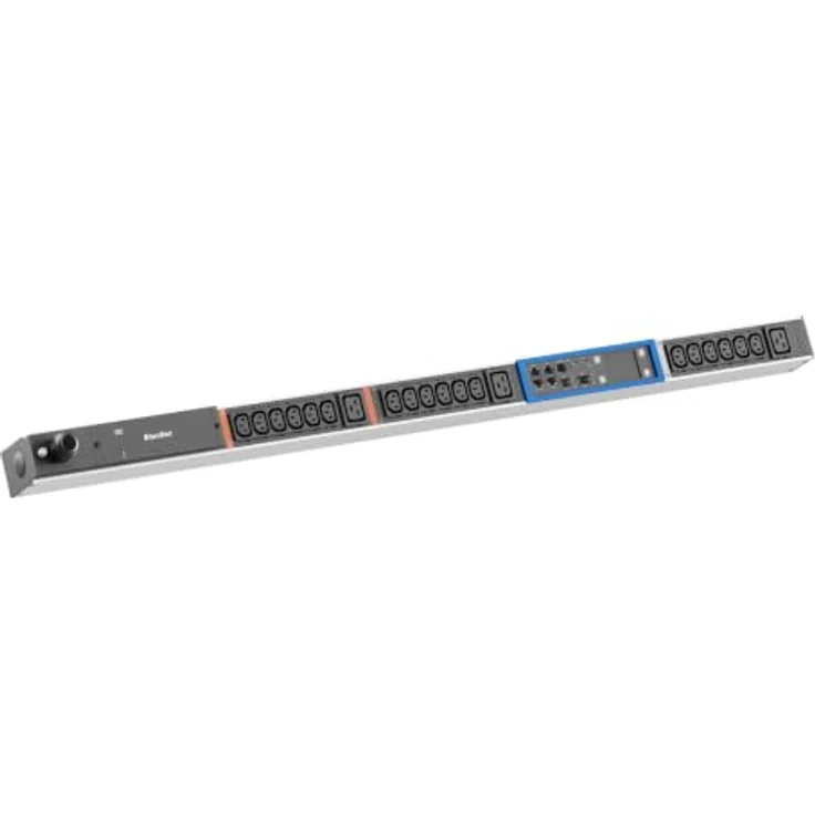 Bachmann BN PRO M 18xC13 3xC19 Steckdosenleiste, 3 m Kabellänge, CEE 16A/5p, integrierter Webserver, 2.4” TFT-Farbdisplay – Bild 1